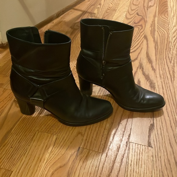 Cole Haan Short black zip up boots. - Picture 3 of 6